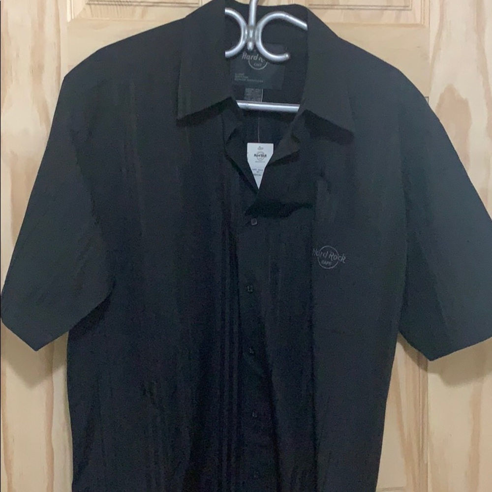 Hard Rock Cafe XL Button Down Shirt, Deadstock New